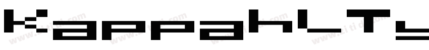 KappahlType Regular字体转换